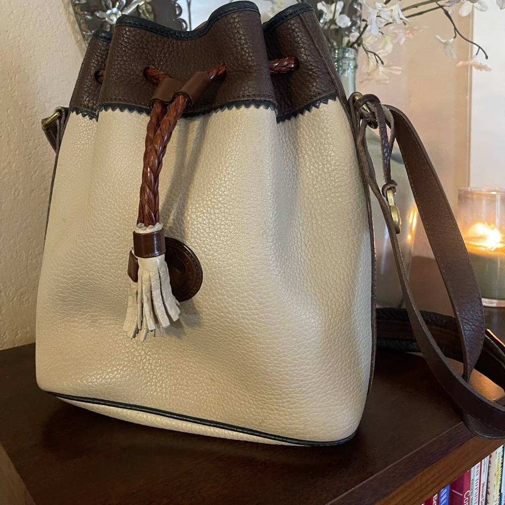 Dooney and Bourke Hobo bucket with long adjustable strap